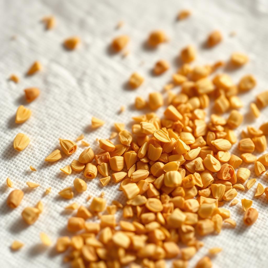 Fenugreek Seed (Trigonella foenum-graecum), botanical in Orivaine Golden Nurture Mother Blend